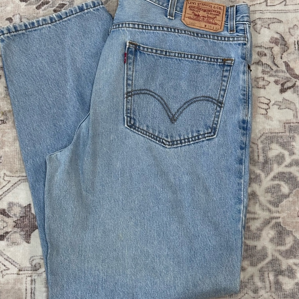 Levi's Men's 560 Classic Denim Jeans in Light Blue